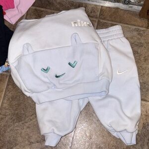Nike Kids Light Blue Sweatpants Set